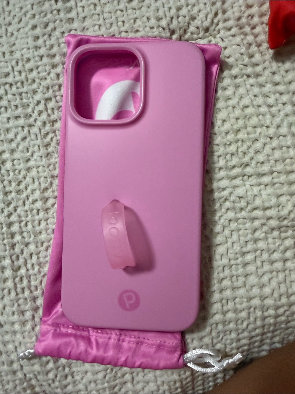 Loopy Case Pink Phone Case with Built-In Loop Grip